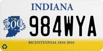 IN license plate 984WYA