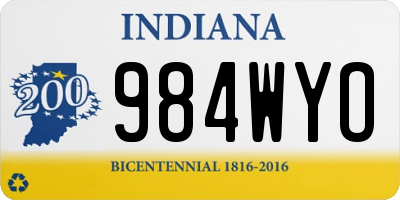 IN license plate 984WYO