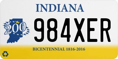 IN license plate 984XER