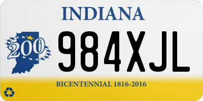 IN license plate 984XJL