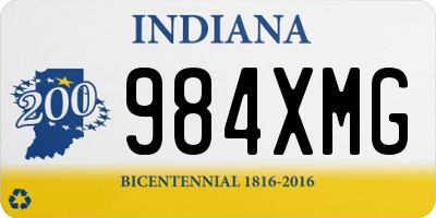 IN license plate 984XMG