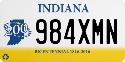 IN license plate 984XMN