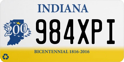 IN license plate 984XPI