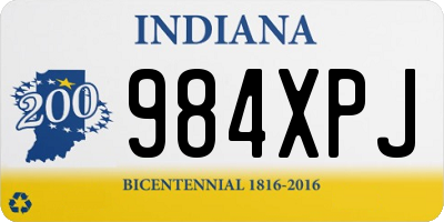 IN license plate 984XPJ