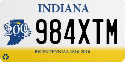 IN license plate 984XTM