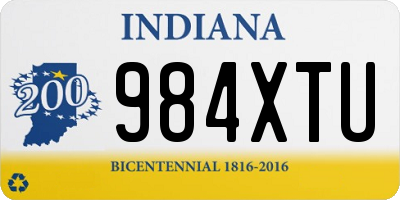 IN license plate 984XTU