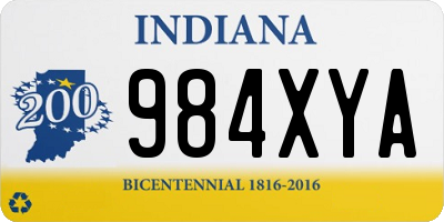 IN license plate 984XYA