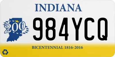 IN license plate 984YCQ