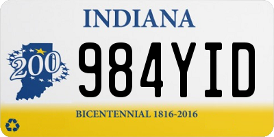 IN license plate 984YID