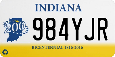 IN license plate 984YJR