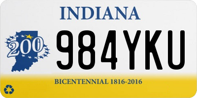 IN license plate 984YKU