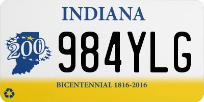 IN license plate 984YLG