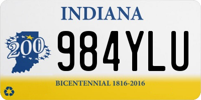 IN license plate 984YLU