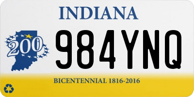 IN license plate 984YNQ