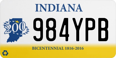 IN license plate 984YPB