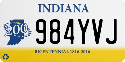 IN license plate 984YVJ