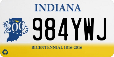 IN license plate 984YWJ