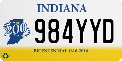 IN license plate 984YYD