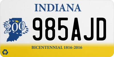 IN license plate 985AJD