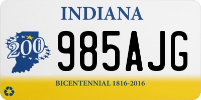 IN license plate 985AJG