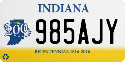 IN license plate 985AJY