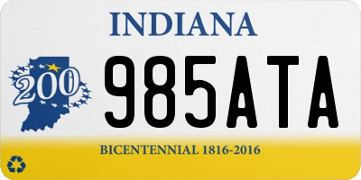 IN license plate 985ATA