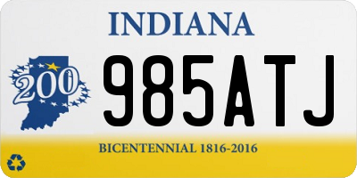 IN license plate 985ATJ