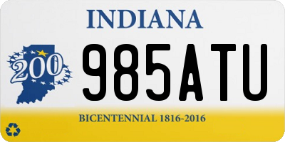 IN license plate 985ATU