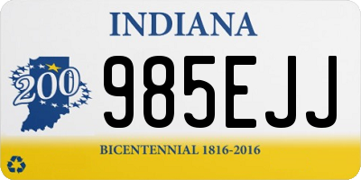 IN license plate 985EJJ