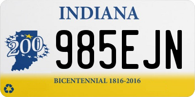 IN license plate 985EJN