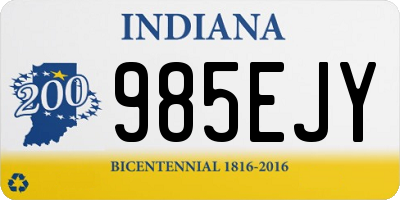 IN license plate 985EJY