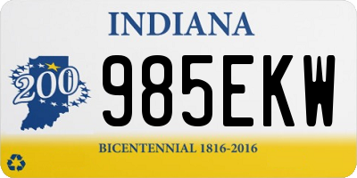 IN license plate 985EKW