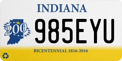 IN license plate 985EYU