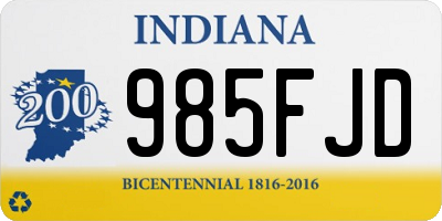 IN license plate 985FJD