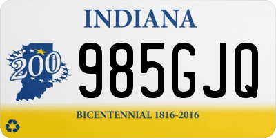 IN license plate 985GJQ