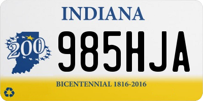 IN license plate 985HJA