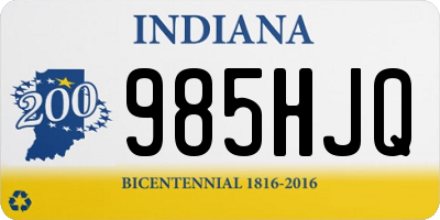 IN license plate 985HJQ