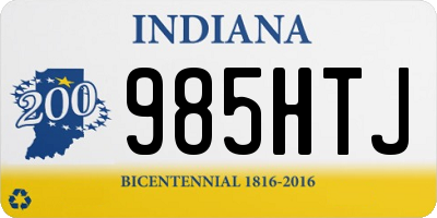 IN license plate 985HTJ