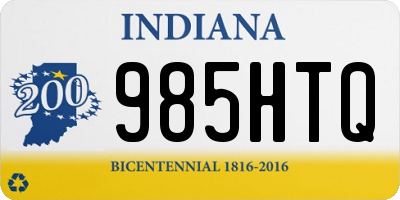 IN license plate 985HTQ