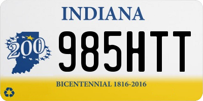 IN license plate 985HTT