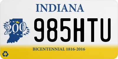 IN license plate 985HTU