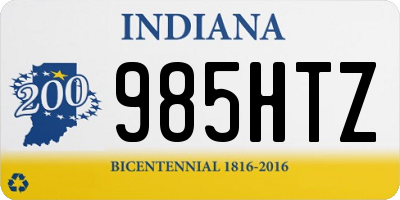 IN license plate 985HTZ