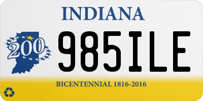 IN license plate 985ILE