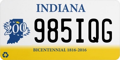 IN license plate 985IQG