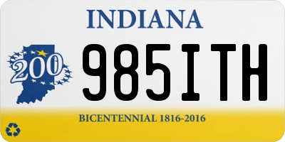 IN license plate 985ITH