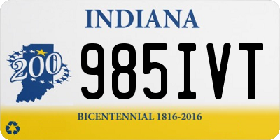 IN license plate 985IVT