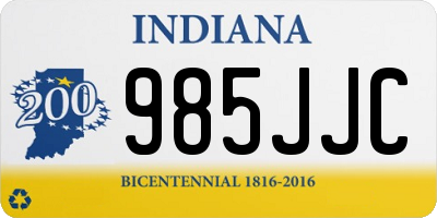 IN license plate 985JJC