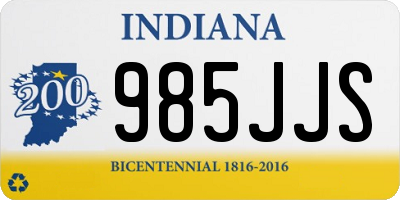 IN license plate 985JJS