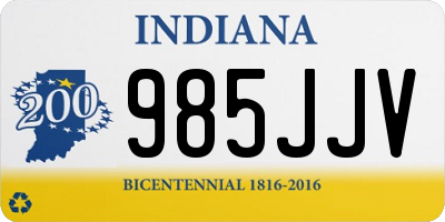 IN license plate 985JJV