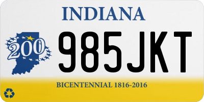 IN license plate 985JKT